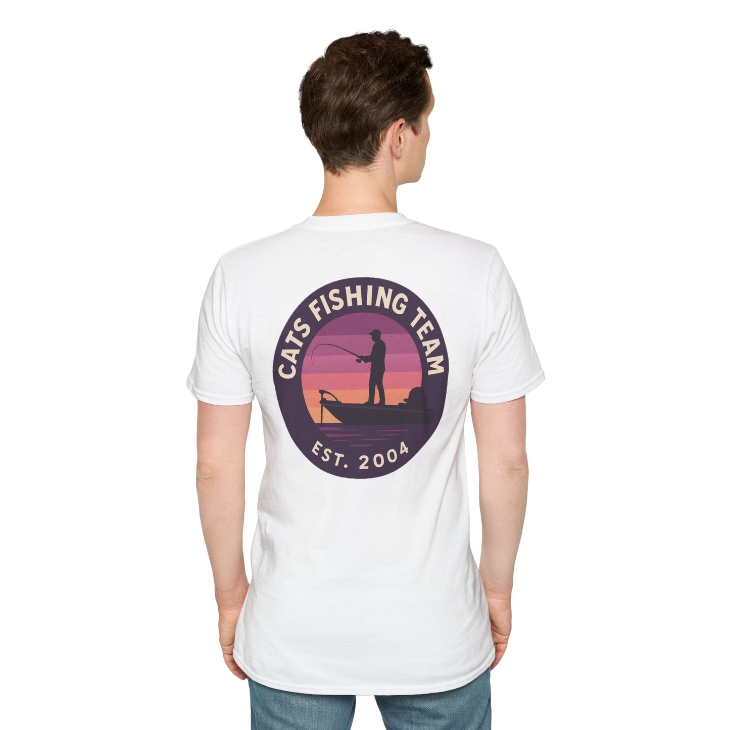 Vintage Cats Fishing Team T-Shirt