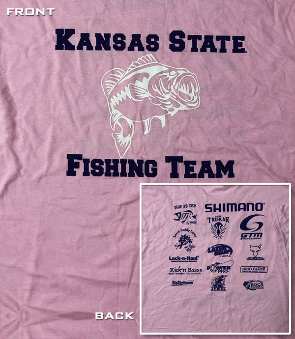 Pink Kansas State Fishing Team